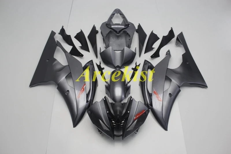 

New ABS Whole Fairings Kits Fit For Yamaha YZF-R6 R6 08 2008 2009 2010 2011 2012 2013 2014 2015 2016 Bodywork set gray