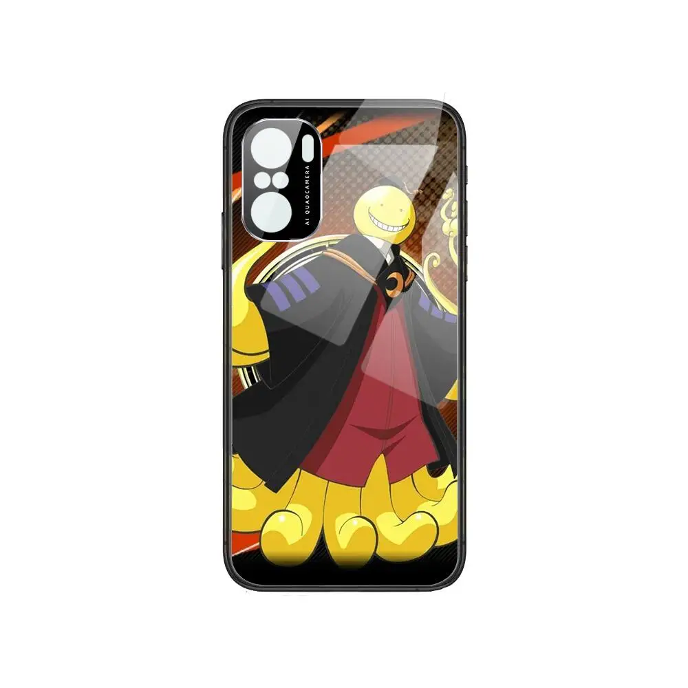 

Anime Assassination Classroom Phone Case For POCO F1 F2 F3 Pro X3 M3 9C 10T Lite NFC Anime Black Cover Silicone Back Prett mi 10