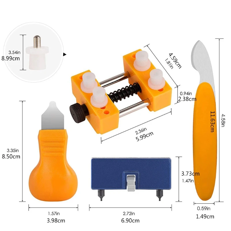 

Watch Battery Replacement Tool Kit for Watch Back Case Remover and Opener