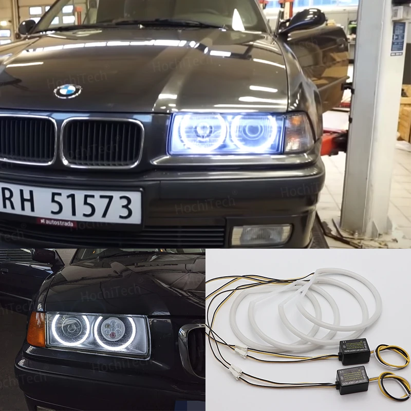 

Ультраяркий светодиодный кольцевой комплект Angel Eyes Halo для BMW 3 серии E30 E36 M3 333i 325i 323i 316i 318i 325td 1982-2000 дневсветильник