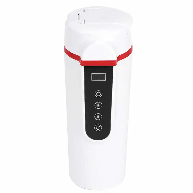 

Water Kettles 500ml Car Heating Cup 12V-24V Electric Water Cup LCD Display Adjustable Temperature for Trucks