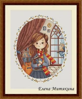 22 girl series schoolgirl counted cross stitch 11ct 14ct 18ct diy cross stitch kits embroidery needlework sets
