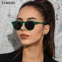 womens round sunglasses for men 2022 glasses luxury vintage female sunglasses retro design zonnebril dames birthday present