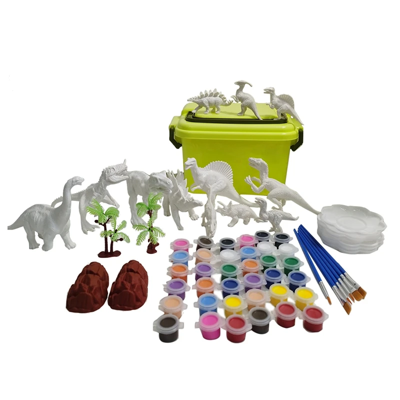 

Kids DIY Color Dinosaur Model 3D Painting Kit Doodle Toy Drawing Art Craft Graffiti Toy Set