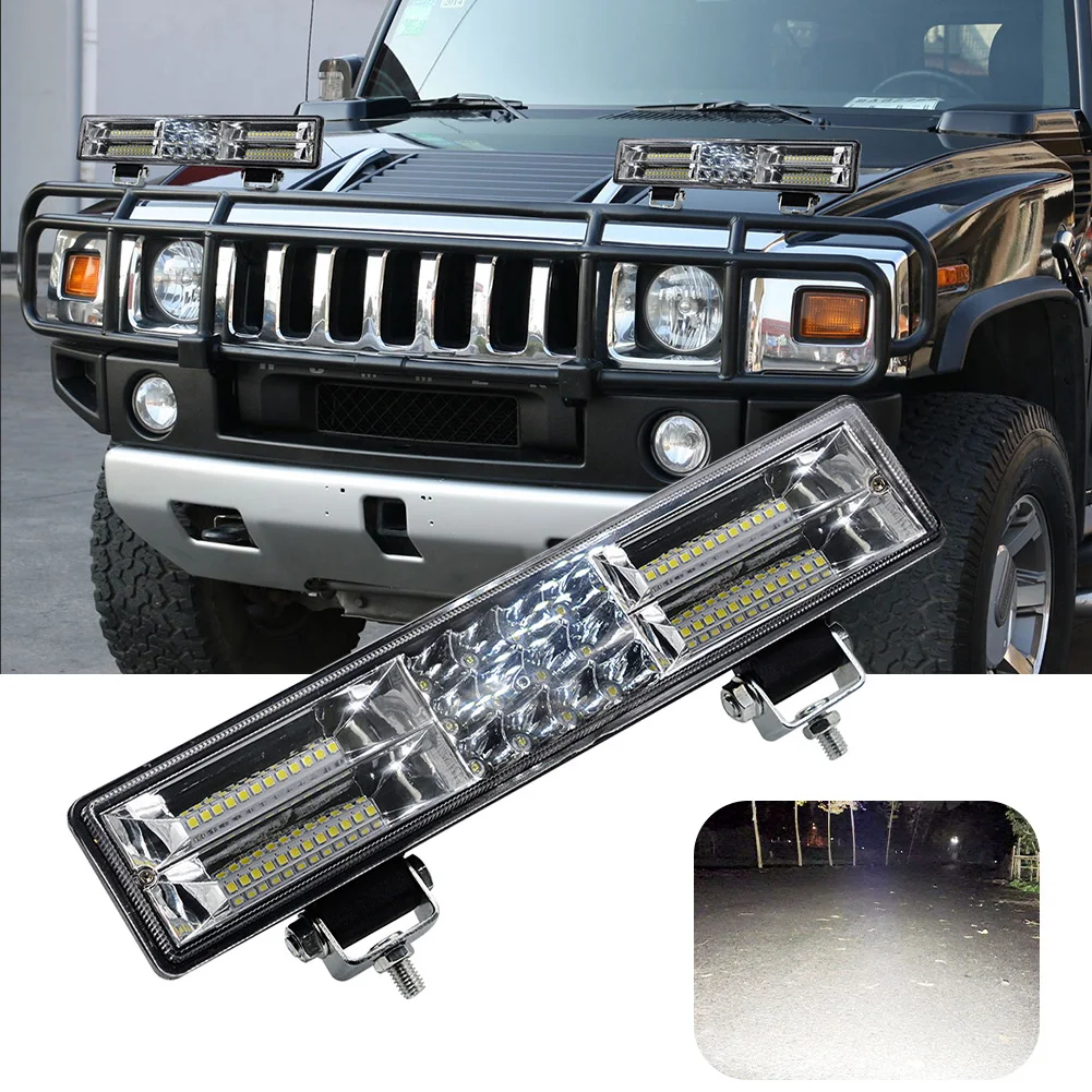 

SUHU 30cm 60W Work Lights DC12-80V 6500K Flood LED Light Bar IP68 Waterproof LED Pods for Offroad Truck ATV SUV LED Work Lamps