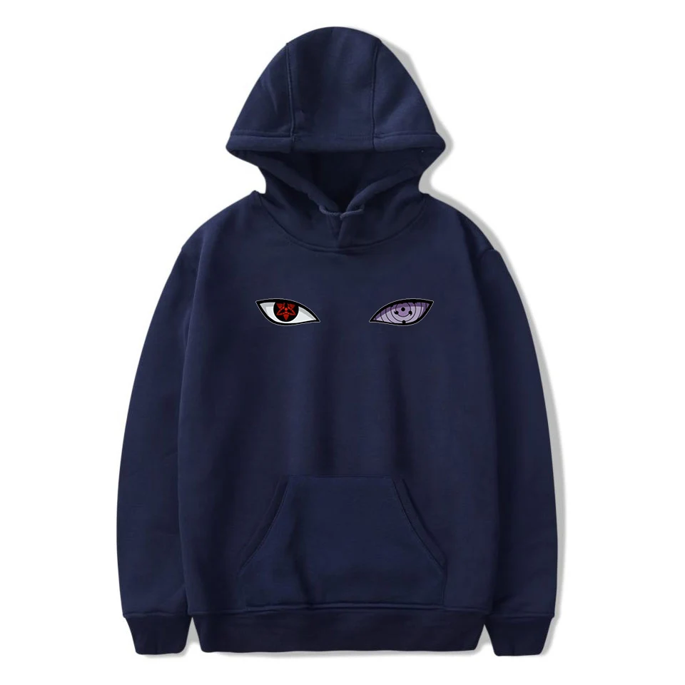 

2020 Men Harajuku Anime Hoodies Japanese Eyes Printing Pullover Long Sleeve Sweatshirt Hip Hop Streetwear Hoodie