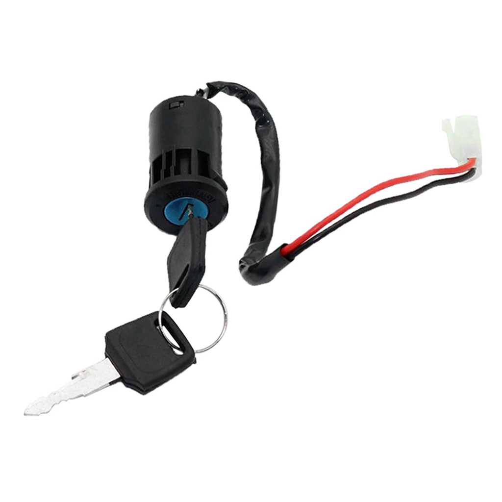 

Universal 2 Wire Ignition Key Switch with 2 Key for Motorcycle Bike