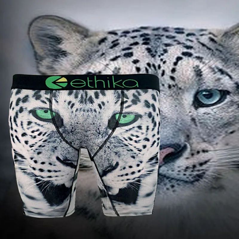 

Мужское нижнее белье Ethika с мультяшным принтом, Красочные Длинные боксеры, шорты, пляжные модные стильные быстросохнущие боксеры, шорты Ethika