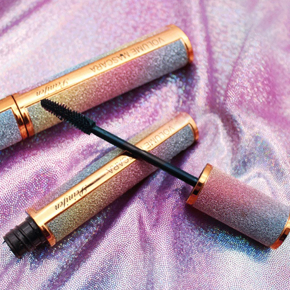4D Шелкового волокна ресниц тушь для Romatpretty Водонепроницаемый длительный Curl