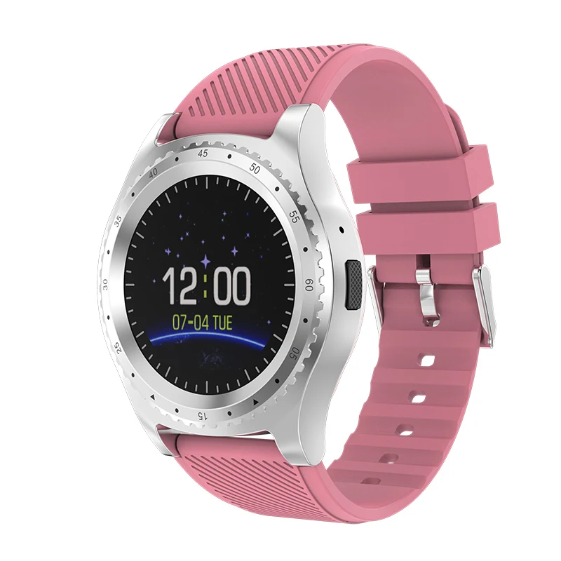 Pink Умные часы Android SIM часы для мужчин с камерой Smartwatch Bluetooth умный Браслет спортивный браслет для Xiaomi телефон PK V8 DZ09 - Цвет: Pink