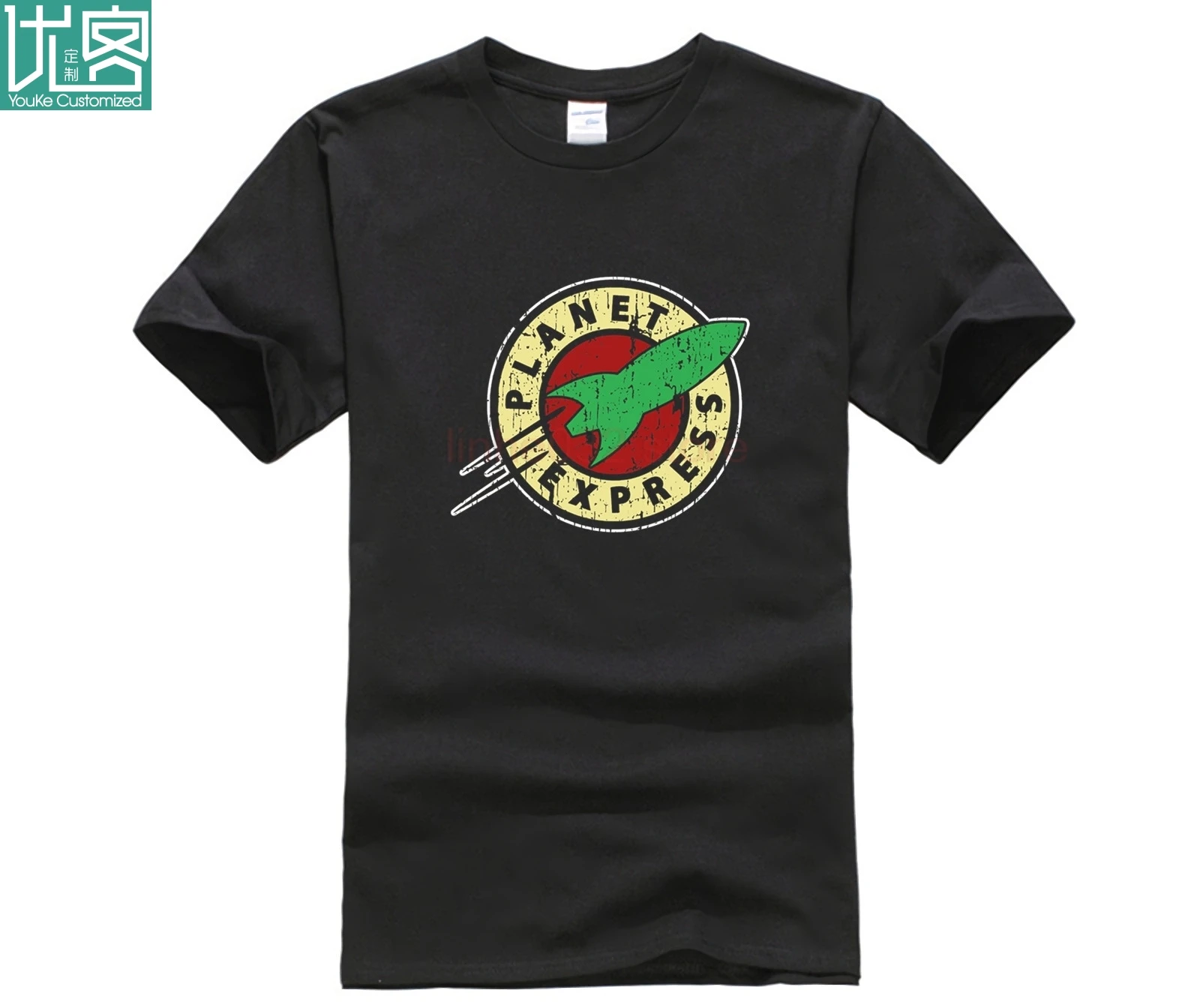 Новая футболка Planet Express с коротким рукавом забавным дизайном на заказ | Мужская
