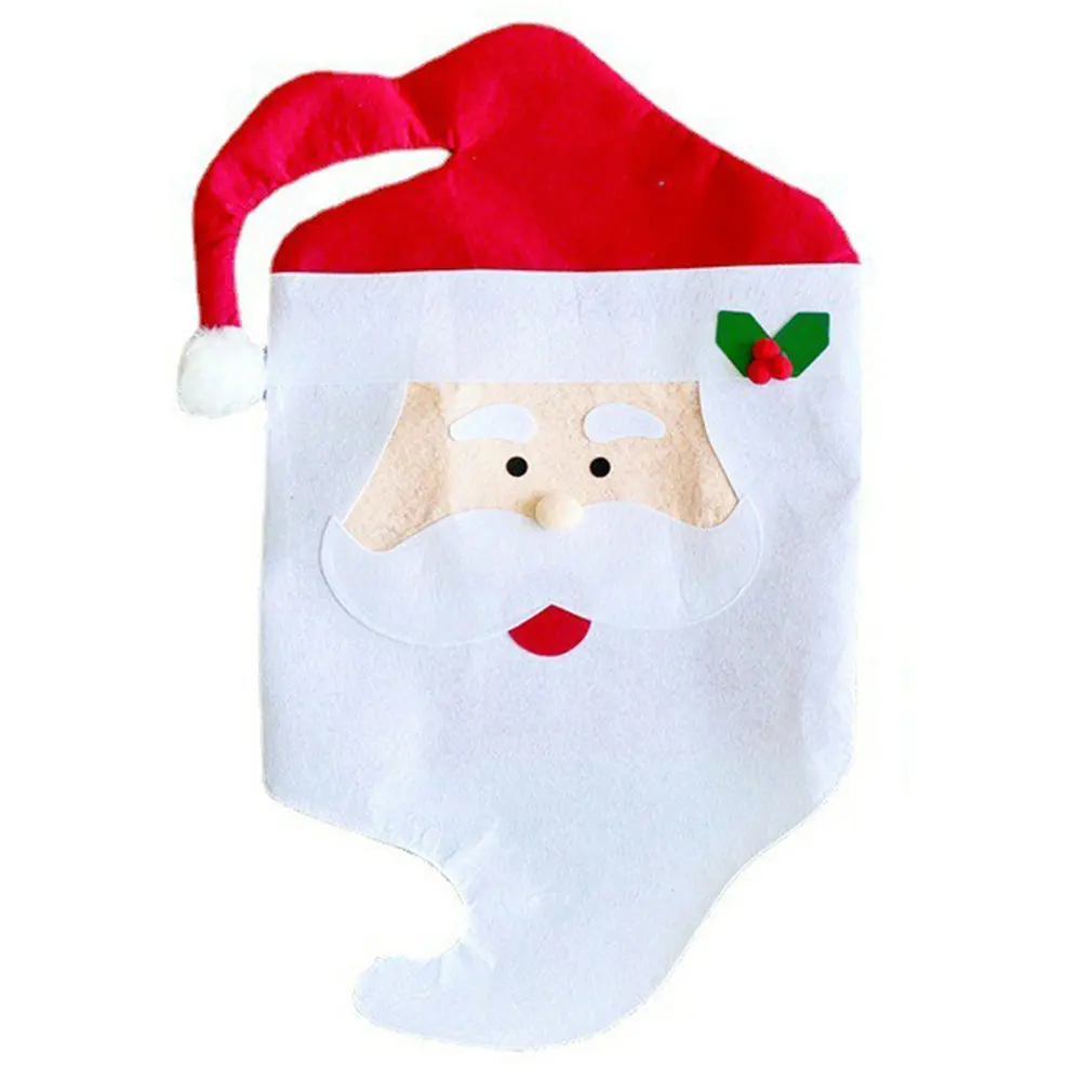 Christmas Ornaments Husband And Wife Dining Chair Cover Supplies For Xmas New Year Party Decor | Дом и сад