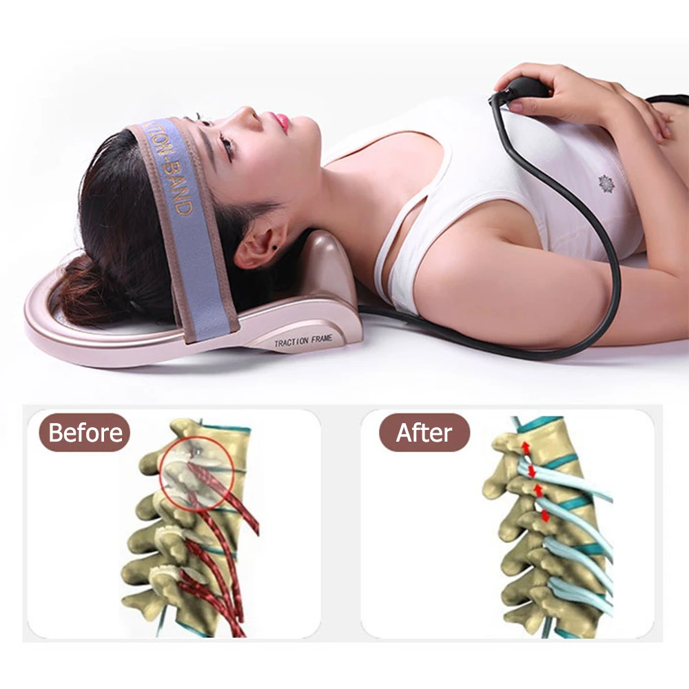 Заполнены воздухом шейки трактор шейный воротник Портативный осанки насос