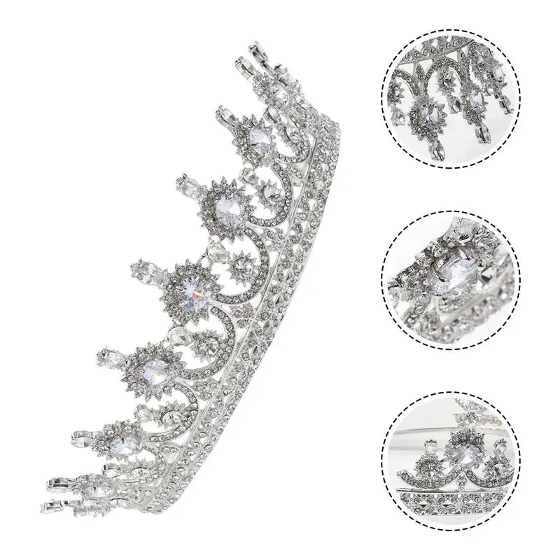 

1pc Bridal Crown Wedding Ornament Stylish Hairband Luxury Women Jewelry
