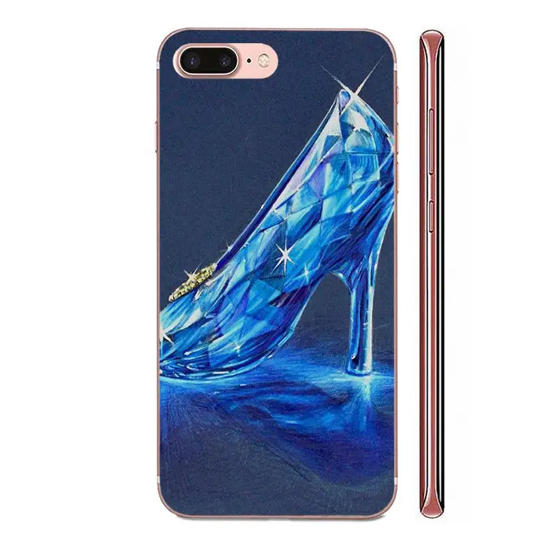 Туфли-балерины на высоком каблуке для Galaxy J1 J2 J3 J330 J4 J5 J6 J7 J730 J8 2015 2016 2017 mini Pro |