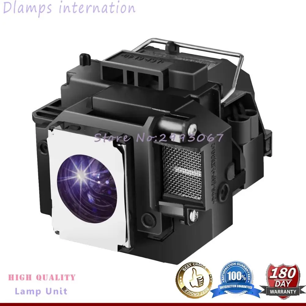 Для ELPLP58 EB-X92 EB-S10 EX3200 EX5200 EX7200 EB-S9 EB-S92 EB-W10 / EB-W9 EB-X10 EB-X9 для проектора EPSON лампа с