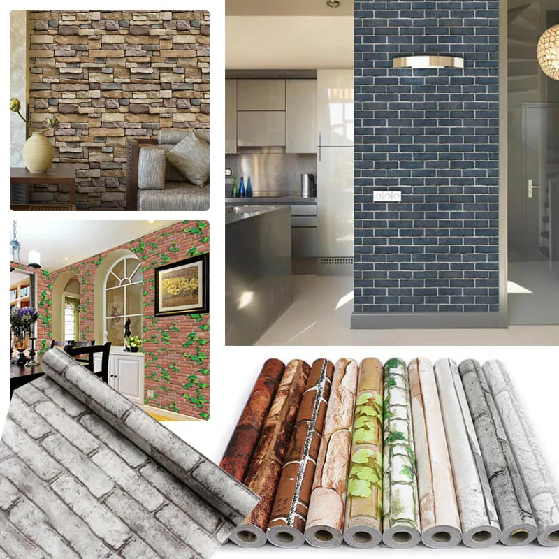 Обои моделирование домашний Декор Гостиная 45*100 см ПВХ экологически 3D обои для