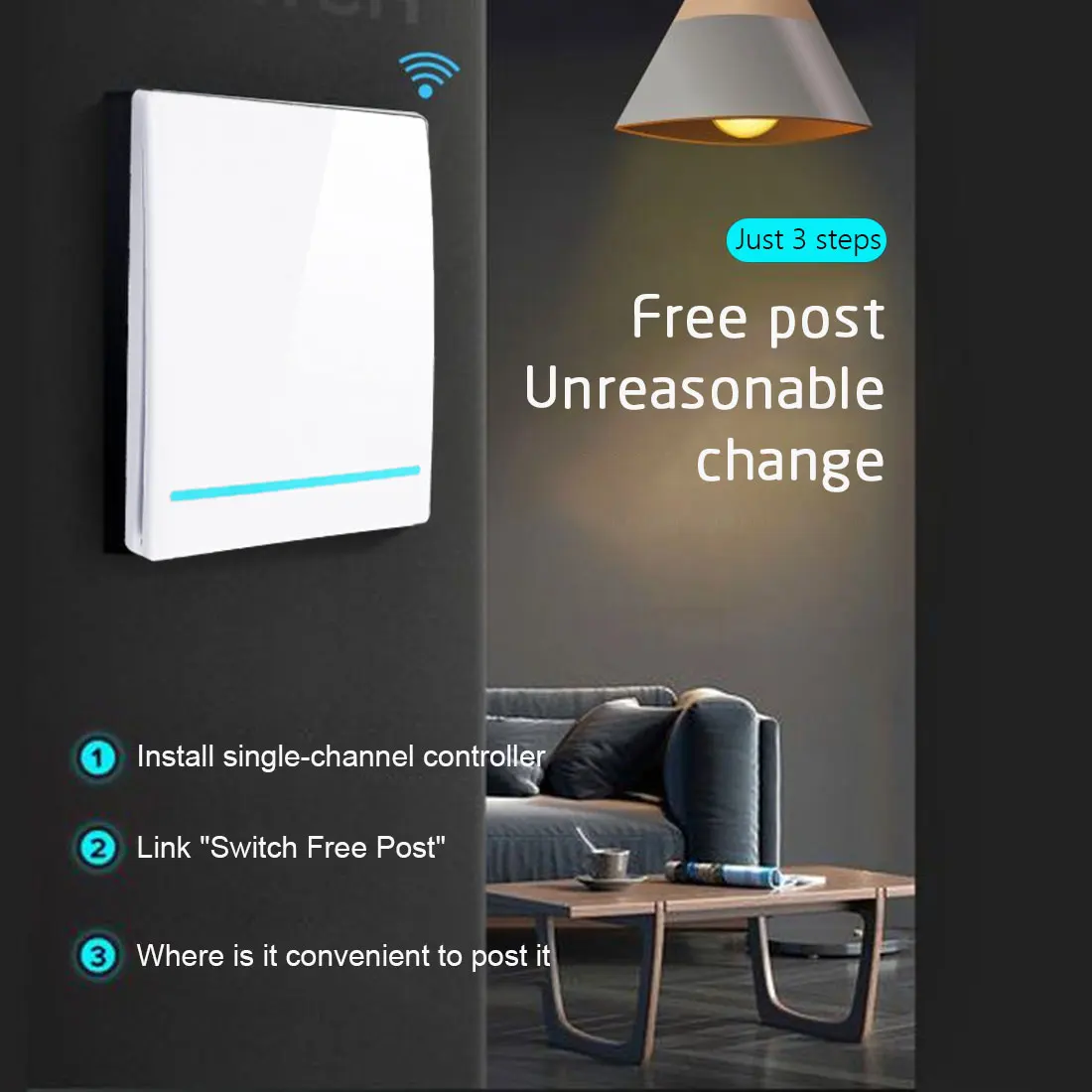 433 МГц Беспроводной RF Управление переключатели для светильник светодиодный