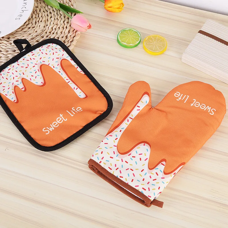 2 шт. шоколад микроволновая печь варежка прихватка формы для выпечки Белого и