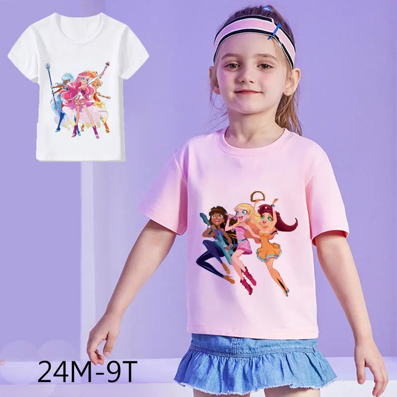 Футболка с коротким рукавом для мальчиков и девочек LoliRock 24M 3T 4T 5T 6T 7T 8T 9T|Тройники| |