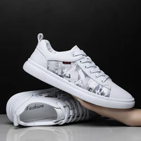 small white shoes 2021 summer new men and women with the same leather wild couple platform thick bottom increased