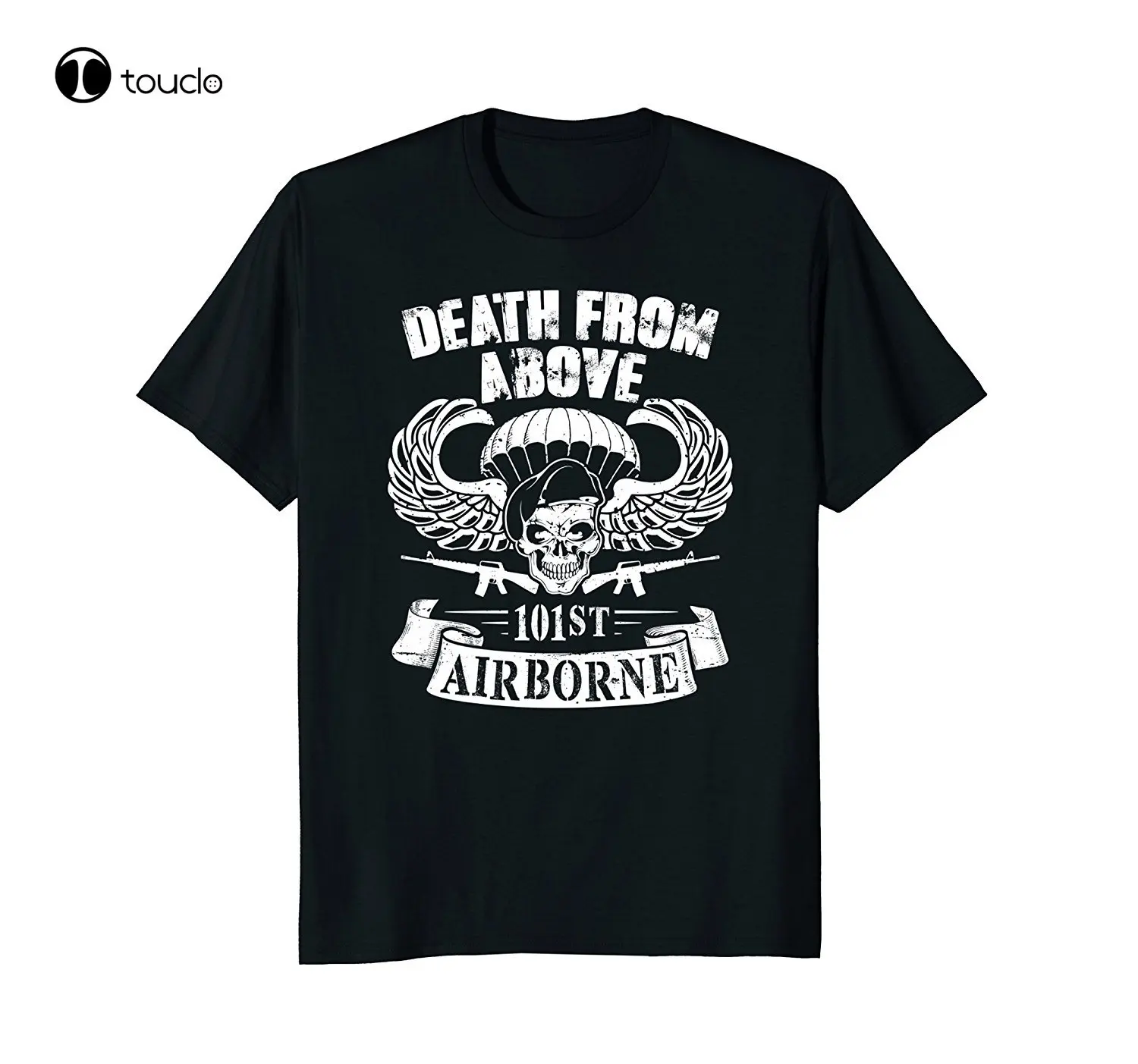 

New Summer High Quality Tee Shirt Death From Above 101St Airborne Division T Shirt Cool T-Shirt Custom Aldult Teen Unisex Unisex