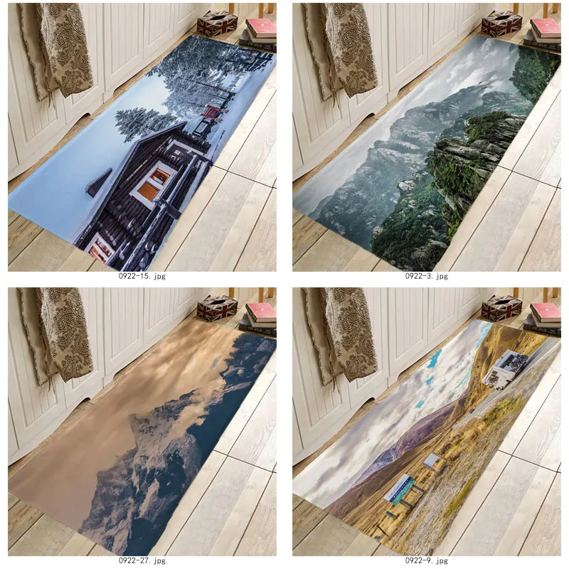 

Коврики для прихожей и коврики с 3D принтом, креативные Нескользящие Коврики для спальни, гостиной, коврик для кухни, ванной