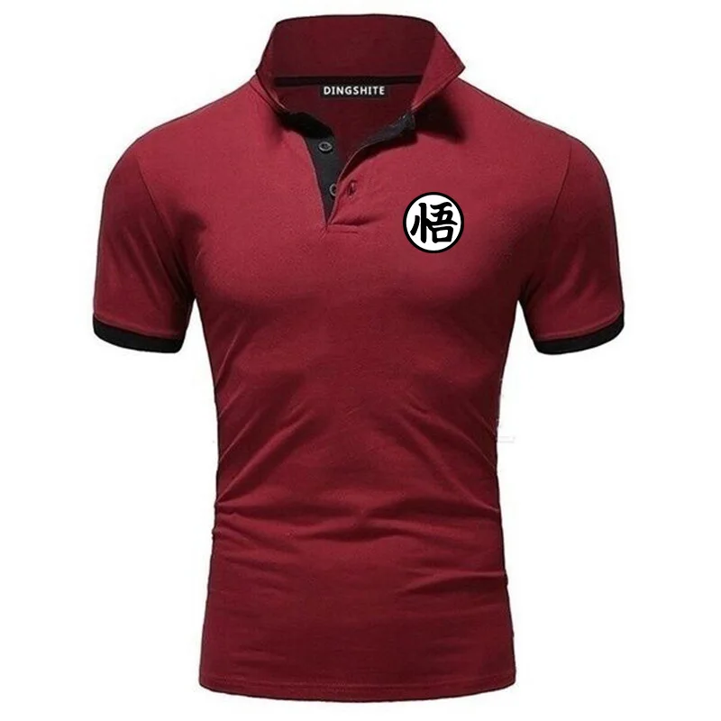 

2021 Spring/Summer New Polo Shirt Men's Business Lapel Fashion High-end Slim Fit Polo Shirt Men's Breathable Short Sleeve