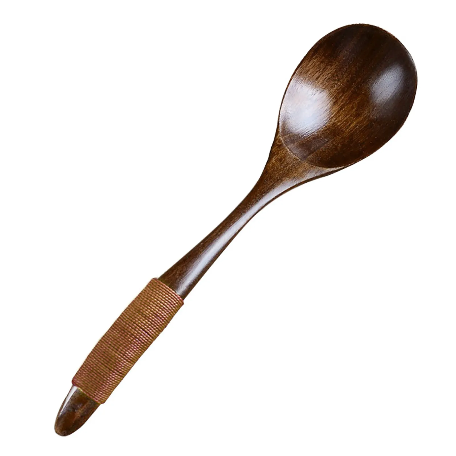 Japanese-style Handle Wooden Spoon Coffee Stirring Rod Tea Dessert Mixing Soup Tableware Kitchen Supplies | Дом и сад