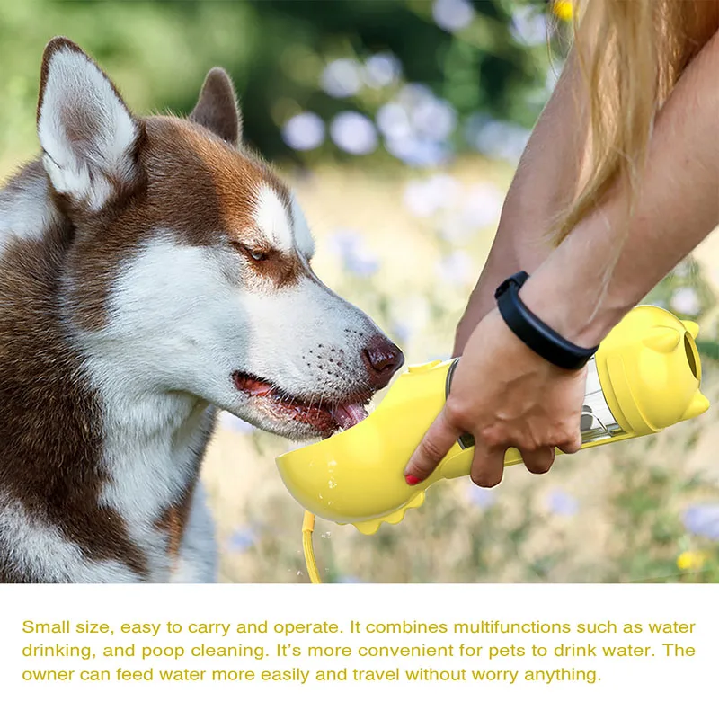 Поилка для домашних животных бутылка с водой собак миска маленьких и больших
