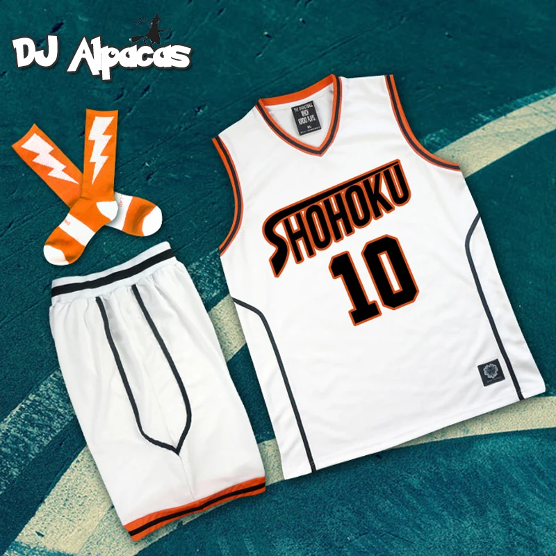 

Anime KUROKO'S BASKETBALL Costumes Kuroko No Basuke Cosplay Shutoku School #10 Takao Kazunari Guest Basketball Jersey Uniform