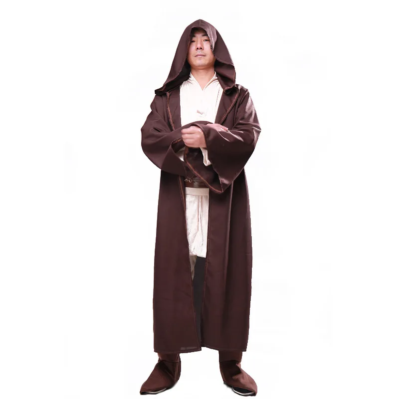 Adult Jedi Knight Cosplay Skywalker Anakin Cloak Star Wars Play Costume Robes | Тематическая одежда и униформа