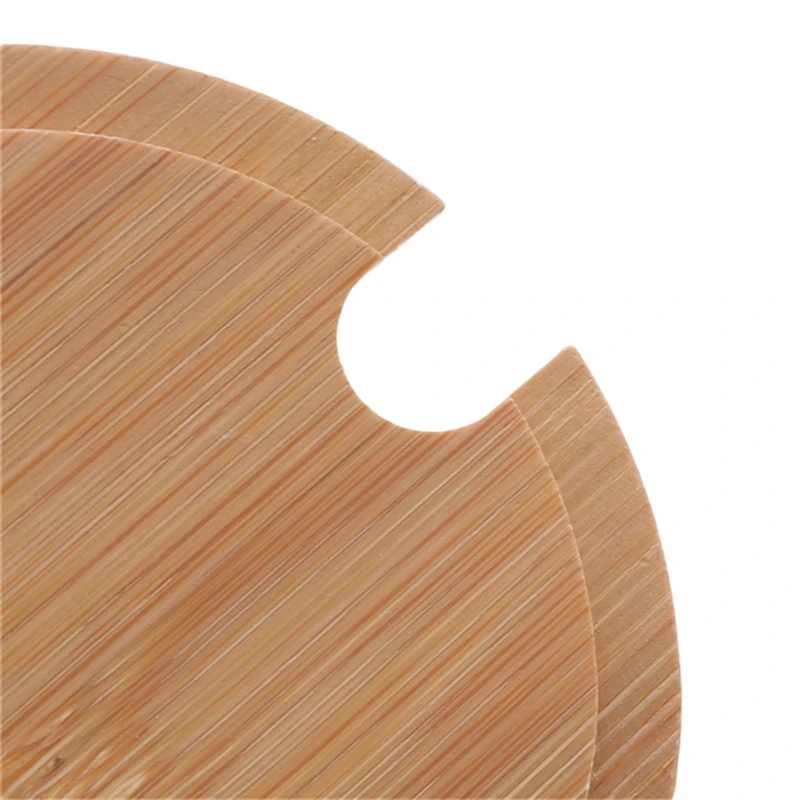 Модная бамбуковая чашка крышка для кружек различные размеры банка Ooden чашки