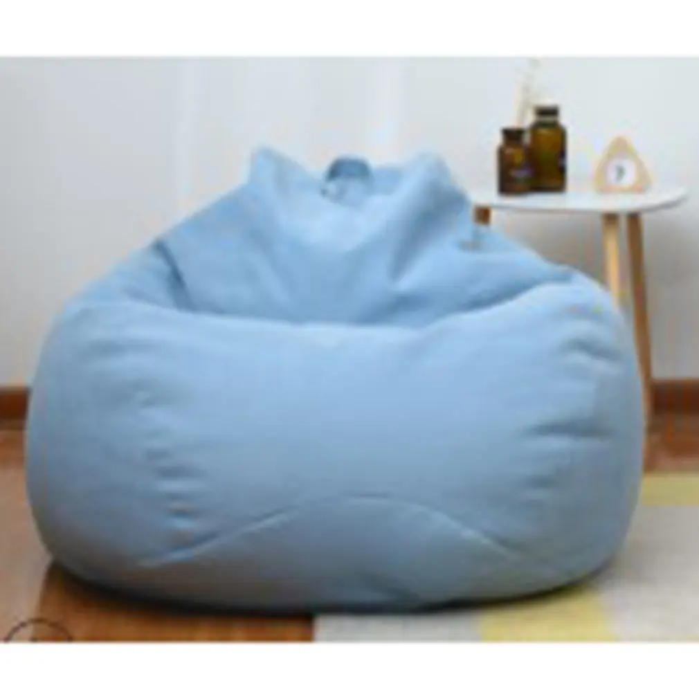 

1 шт. S/M/L/XL чехол для дивана для ленивого кресла без наполнителя из льняной ткани чехол для мебели в гостиной