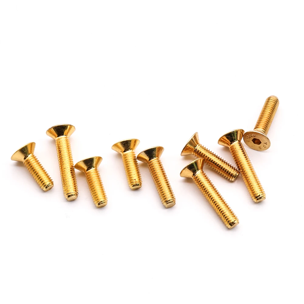 Винты с плоской головкой и шестигранным хвостовиком класса 12 9 потайные болты