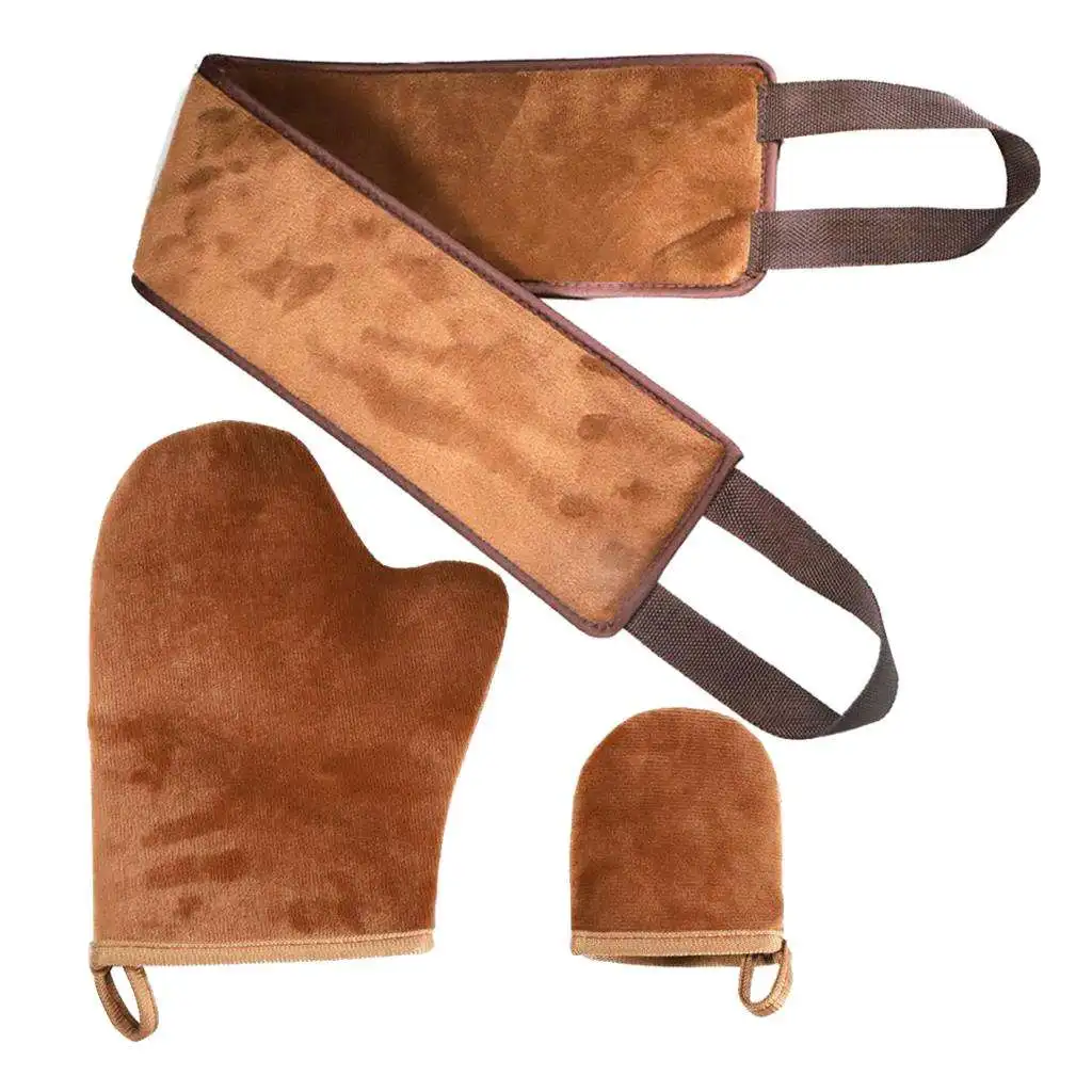

Self-tanner Applicator Glove Set, 3 in 1 Self-applicator with Peeling