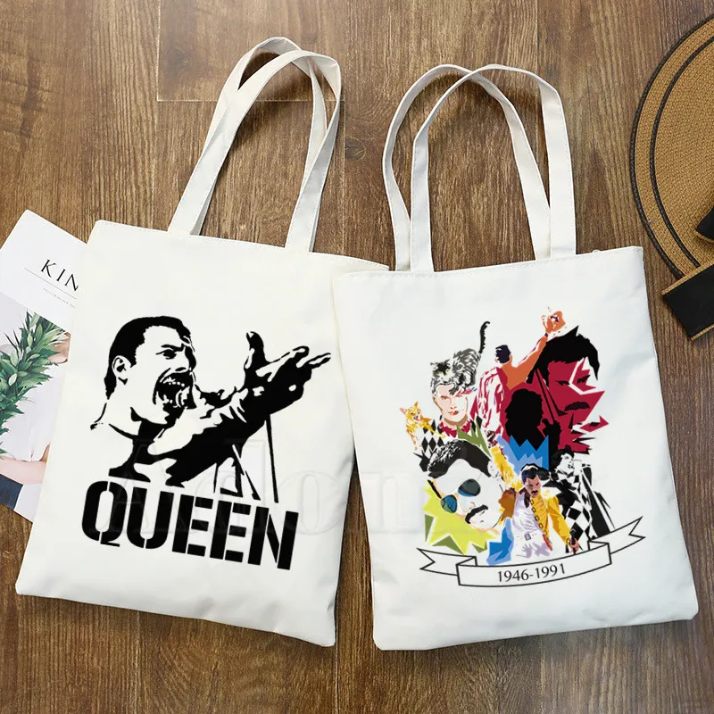 Фредди Меркьюри Queen ремешка в стиле хип хоп рок Hipster дизайн плеча холст Колледж