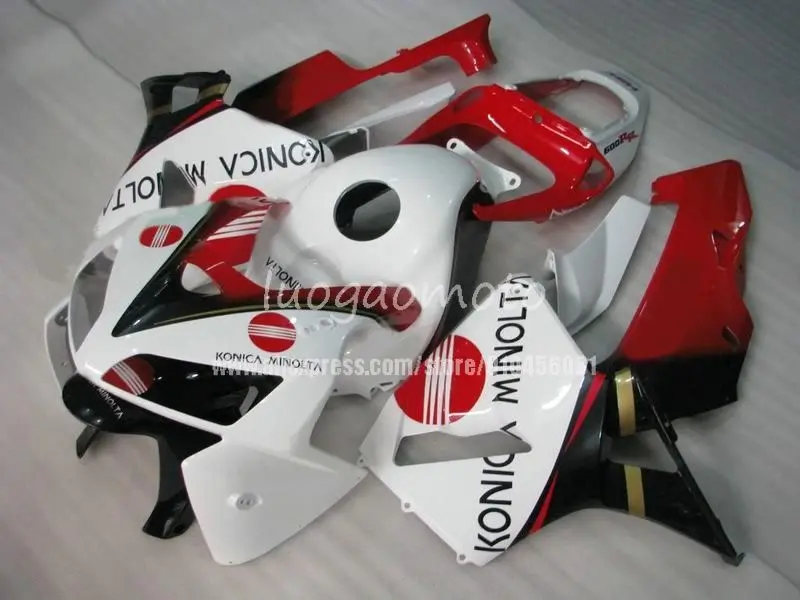 

Бело-красный комплект обтекателей для HONDA CBR600RR F5 2003 2004 Кузов мотоцикла инъекции CBR600 RR F5 03 04 # L398D