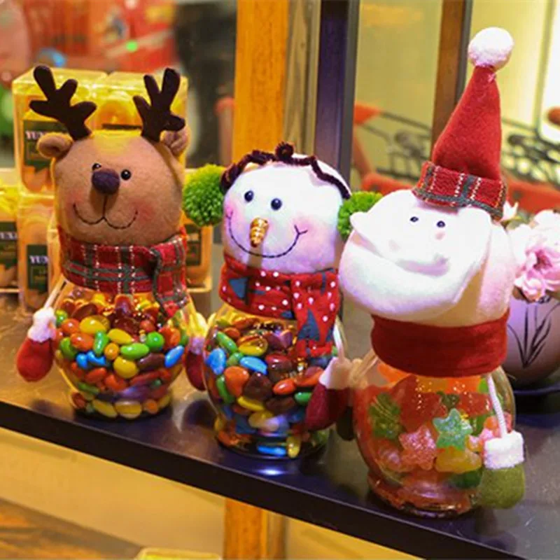 1 шт. Рождественский Санта-Клаус Снеговик Лось коробка конфет рождественские