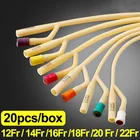 Cofoe 20 шт одноразовые мочи катетер медицинские стерильные мочевые катетеры стерилизация Foley катетер латекс с мягким клапаном