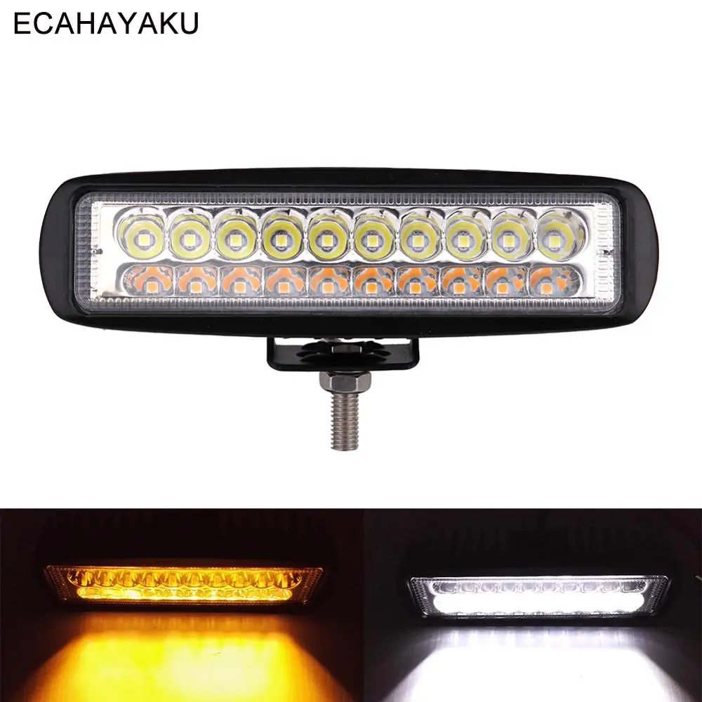 Светодиодсветильник панель ECAHAYAKU slim 6 дюймов 60 Вт 3000 К/6000 К 10 32 В постоянного