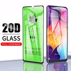 Закаленное стекло с полным клеем для Samsung Galaxy S20 Fe A51 A71 A31 A50 A70 A21S A30 A40 A10 M31 M51