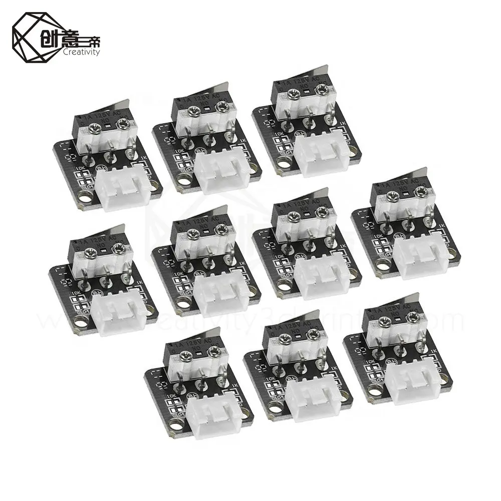 10 шт. 3D принтеры аксессуары X/Y/Z оси концевой упор выключатель 3Pin N/O N/C Управление