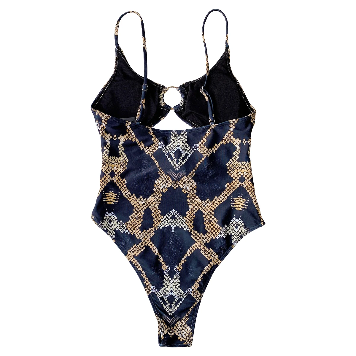 Пикантная одежда для плавания Vigoashely со змеиным принтом Женский цельный