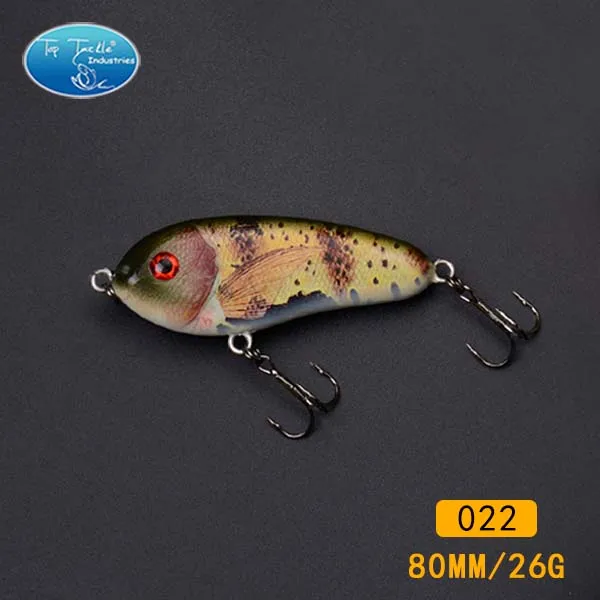 2 hooks 80mm 022 Бесплатный проезд рыболовные снасти рывок приманки рыболовную приманку голубка( 80 мм 25 г- 8/pcs-8/цвет- раковина - Цвет: 2 hooks 80mm 022