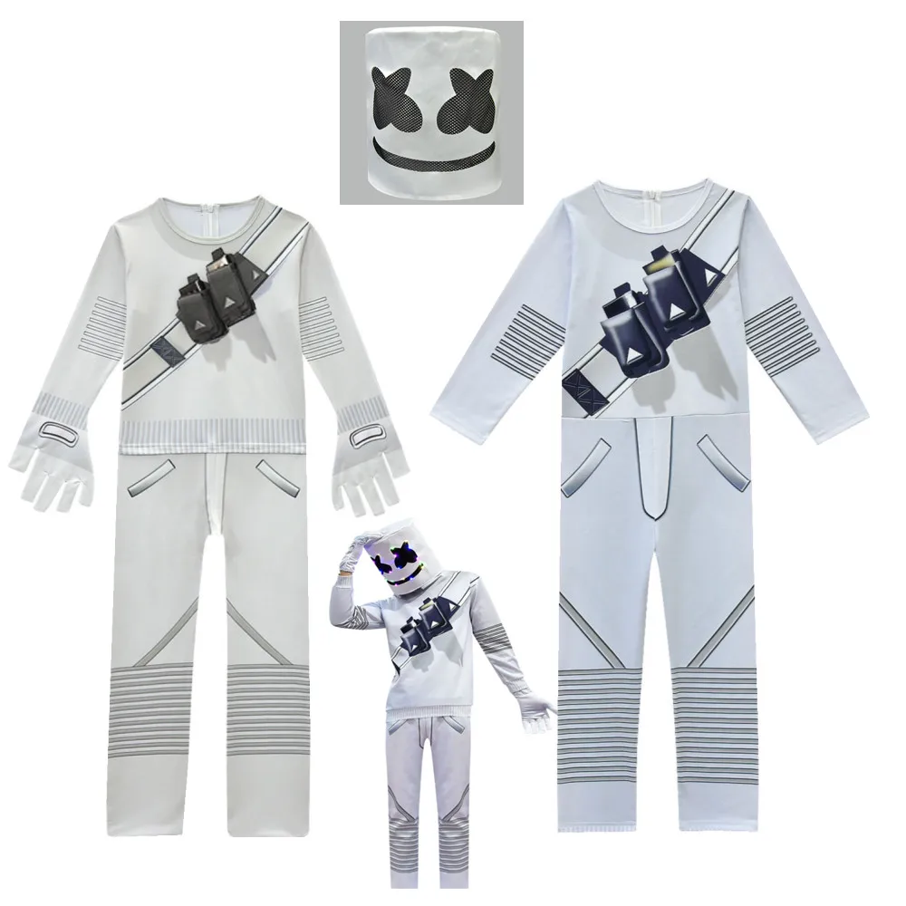 Костюм на Хэллоуин для детей ДиДжея Маршмелло в стиле карнавала и косплея.