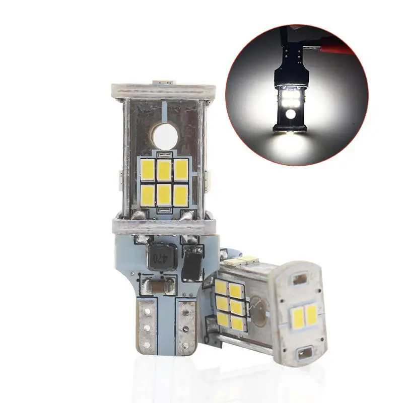 

2Pcs Car LED Light T10-3030-12 Lamp Bandwidth 3030 12SMD Reading Lights Auto Interior Side Turn Bulbs Lamp White 12V DC