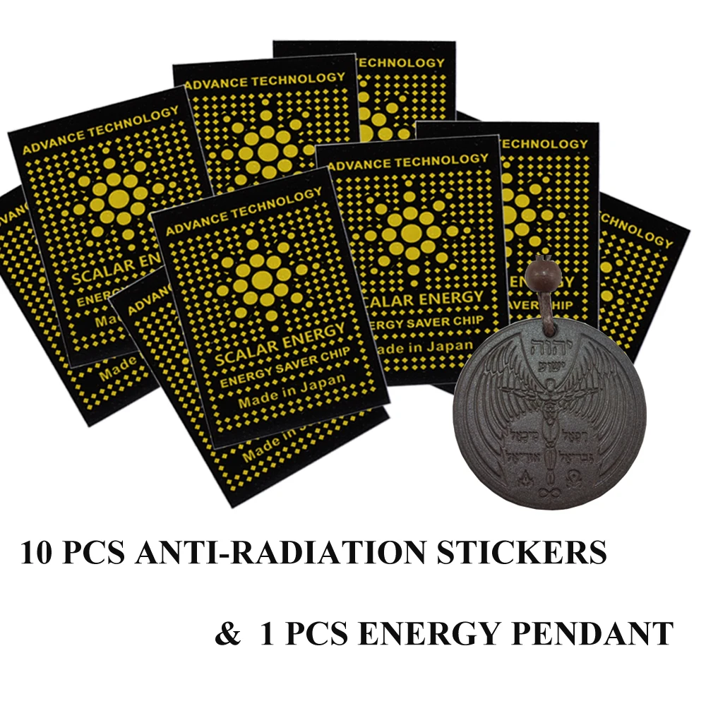 Набор для здоровья 10 шт. стикер снижения радиации мобильного телефона и 1 Лава с