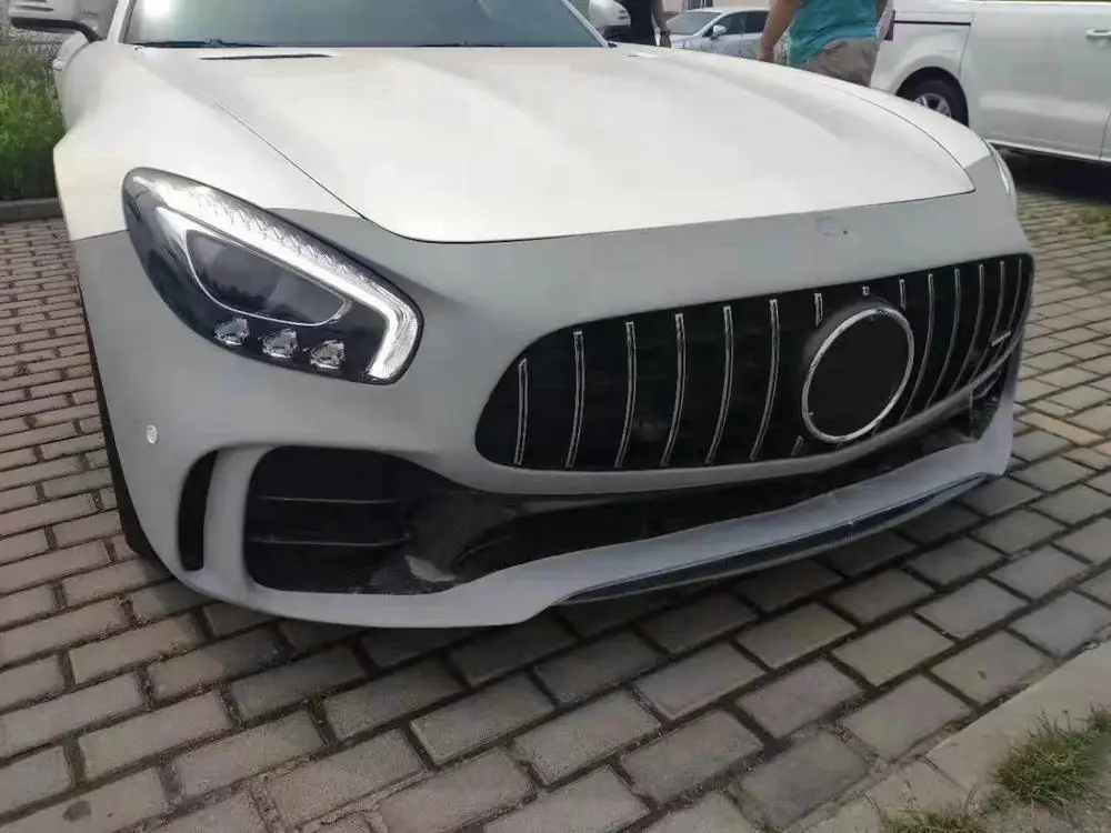 GTR bodykit auto PP body kits для Benz AMG GT GTS GTC to (передний бампер + задний боковые юбки спойлер) |