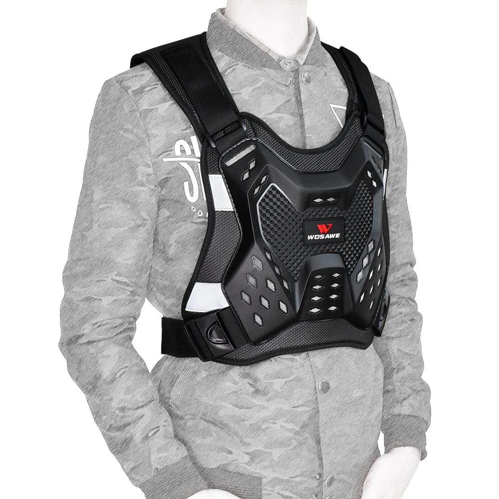 WOSAWE спортивная защита спины лыжная куртка нагрудное плечо Мужская одежда жилет